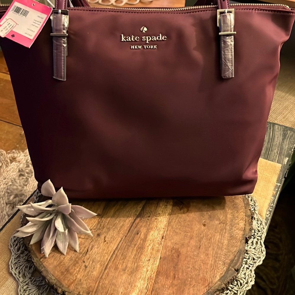 KATE SPADE EGGPLANT PURSE